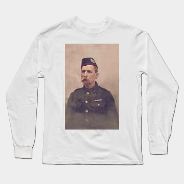 WW1 Scottish war hero Long Sleeve T-Shirt by AndythephotoDr